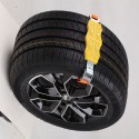 Anti-Skid Snow Tire Chain For Wheel Emergency Mud Car Truck Yellow Black