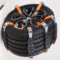 Anti-Skid Snow Tire Chain For Wheel Emergency Mud Car Truck Yellow Black