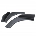 2Pcs 30x4 Inch Universal Fit Car Front Rear Bumper Protector Lip Splitters Winglets Canards