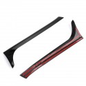 2Pcs Car Black Gloss Black Rear Window Side Spoiler Wing Canards Splitter For VW Golf 6 MK6 2008-2013