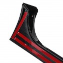 2Pcs Car Rear Window Side Spoiler Wing Canard Canards Splitter For VW Golf 6 MK6 GTI/GTR/GTD 08-13