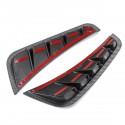 2Pcs Front Bumper Side Air Vent Car Splitter Wing Spoiler Canard For Mercedes C Class W205 C63 C180 C200 C260 C300 C180L C200L 2019+