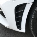 2Pcs Front Bumper Side Air Vent Car Splitter Wing Spoiler Canard For Mercedes C Class W205 C63 C180 C200 C260 C300 C180L C200L 2019+