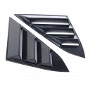 2Pcs Quarter Side Window Louvers Vent ABS Board For Honda Civic 4Door 16-17