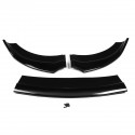 3X Gloss Black Front Bumper Lip Spoiler Splitter Protector For Dodge Charger SRT 2015-2019