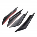 4pcs Universal Car Body Spoiler Front Bumper Spoiler Canards Lip Splitters Trim