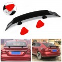 ABS Gloss Black Car Universal Rear Trunk Spoiler Lip Wing Sedan Vehicle GT Style