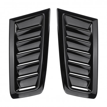 Car RS Style Bonnet Vents Universal Glossy BlackFor Ford Focus MK2