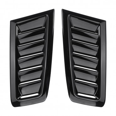 Car RS Style Bonnet Vents Universal Glossy BlackFor Ford Focus MK2