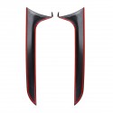 Carbon Black Car Rear Window Side Spoiler Wing Canard Canards Splitter For Audi