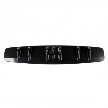 Glossy Black Car ABS Rear Style Curved Bumper Protector Lip Diffuser