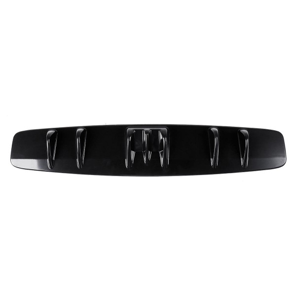 Glossy Black Car ABS Rear Style Curved Bumper Protector Lip Diffuser