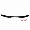 Glossy Black Trunk Lid Spoiler Highkick Duckbill M4 V Style For Audi A4 B8 2009-2012