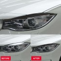 Headlight Eyebrow Eyelid Cover Carbon Printed Pair For BMW E90 E91 M3 328i 335i 2009-2012