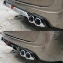 Universal Car Rear Bumper Diffuser Lip Spoiler Canard Direct Adhesive B Type