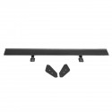 Universal Car Rear Trunk Spoiler Wing Lightweight Aluminum Adjustable GT Style Rear Trunk Black Racing Car