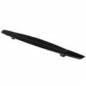 Universal Perforated Sedan Car Sports Tail Fixed Spoiler Wing Car Modified Rear Wing Brilliant Black