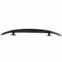 Universal Perforated Sedan Car Sports Tail Fixed Spoiler Wing Car Modified Rear Wing Brilliant Black