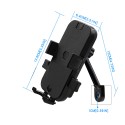 CS-344B2 Phone Holder 360° Rotation Stand For Motocycle Bike Rearview Holder For 4inch-6.5inch Smart Phone