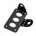 Universal Motorcycle 7/8inch 22mm License Plate Holder Metal License Bracket