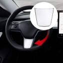 2Pcs Stainless Steel Steering Wheel Sequins Tube for Tesla model3 17-19