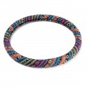 15inch/38cm Universal Car Steel Ring Wheel Cover Natural Fiber Wrap Colorful Non-slip