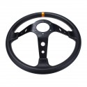 350mm Deep Dish 6 Bolt Wheels Car Racing Drifting Steering Wheel