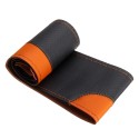 38cm Universal DIY Microfiber Leather Car Steering Wheel Covers Non Slip With Needles and Thread