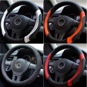 38cm Universal Leather Sport Car Auto Steering Wheel Covers Four Colors