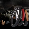 Black Brown 38cm Universal Flat Breathable Car Steel Ring Wheel Cover