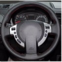 Car Leather Steering Wheel Cover Hand Sewing DIY For Qashqai J10 X-TRAIL NV200