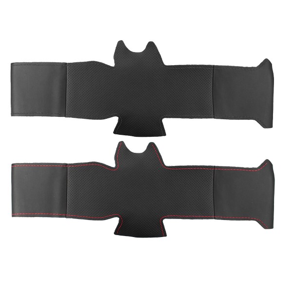 Car Leather Steering Wheel Cover Hand Sewing DIY For Qashqai J10 X-TRAIL NV200