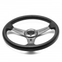 Car Boat Steering Wheel Covers M450 Chromed ABS Inserts on Black Urethane Rim