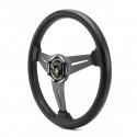 Car Boat Steering Wheel Covers M450 Chromed ABS Inserts on Black Urethane Rim