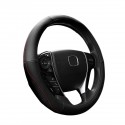 RPH0859 Car Steering Wheel Covers Genuine Leather Anti-slip Protector 37-38cm Universal