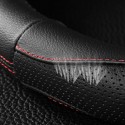 RPH0859 Car Steering Wheel Covers Genuine Leather Anti-slip Protector 37-38cm Universal