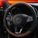 Universal Carbon Fiber PU Leather Car Steering Wheel Cover Protective