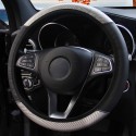 Universal Carbon Fiber PU Leather Car Steering Wheel Cover Protective