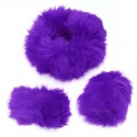 Winter Furry Car Steering Wheel + Gear Knob Shifter Parking Brake Covers Set 3Pcs