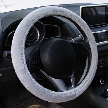 Winter Plush Car Steering Wheel Cover Car Accessories Four Seasons GM Grip