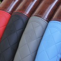 Wood Grain Leather Car Steering Wheel Cover Protective Cover Universal Non-slip