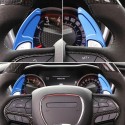 Steering Wheel Shift Paddle Extended Shifter Trim Aluminum For Dodge Challenger 2015+
