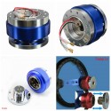 Universal Car Auto Steel Ring Wheel Quick Release Hub Adapter Snap Off Boss Kit