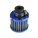 0.5L Oil Catch Tank Can Reservoir Breather Blue Filter Alloy For Car Racing Engine