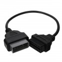 14 Pin Male to 16 Pin OBD2 Female Cable Connectors for Nissan