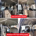 1.4*1.8M Car Isolation Film Fully Enclosed Transparent Isolation Curtain Protective Film Main Driving Seat Diver Isolation