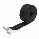 2.5m x 25mm Black Nylon Cargo Tie Down Luggage Cargo Lashing Strap Cam Buckle