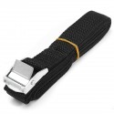 2.5m x 25mm Black Nylon Cargo Tie Down Luggage Cargo Lashing Strap Cam Buckle