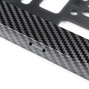 2PCS Car Licence Number Plate Carbon Fiber Color Euro Surround Holder Frame