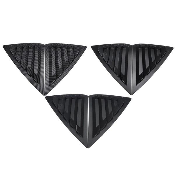 2Pcs Car Carbon Fiber Style Window Louvers Sunshade For Nissan Sentra Sedan 2013-2019